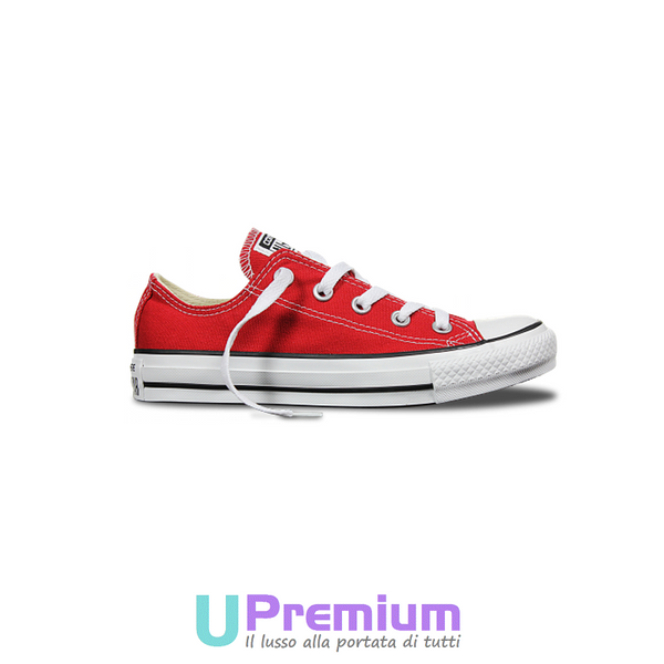 All star rosse basse outlet
