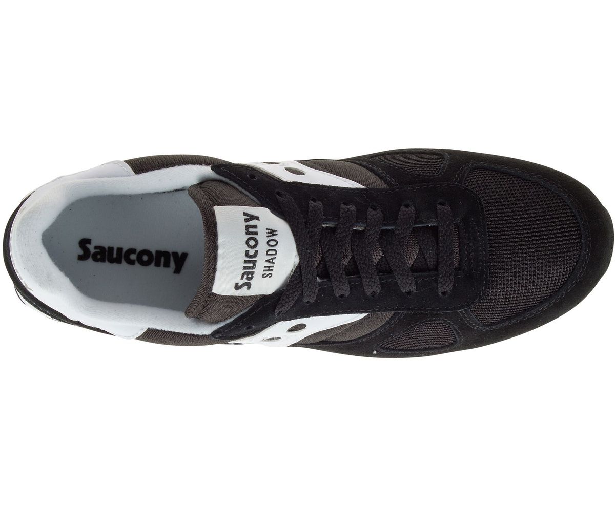 Saucony Shadow Original Classica Nero Logo Bianco