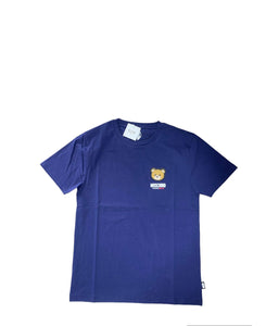 Moschino TT-Shirt Mezza Manica Orsetto Blu