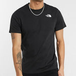 The North Face T-Shirt Red Box Tee Nero Logo Rosso