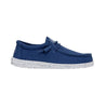 Hey Dude Wally Slub Canvas Blu Bianco