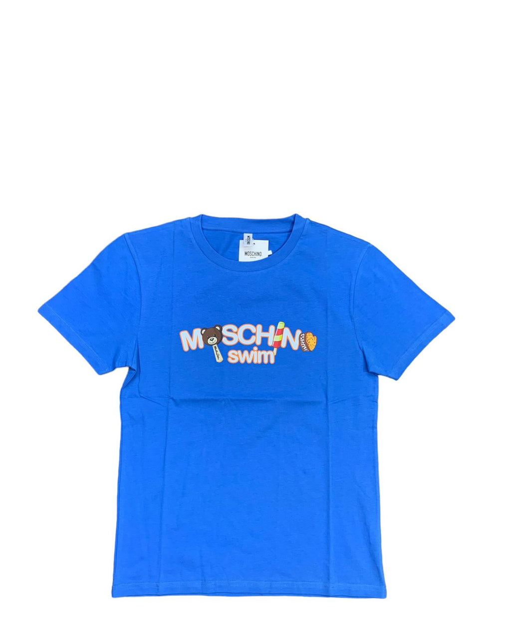 Moschino T-Shirt Mezza Manica Gelato Azzurra