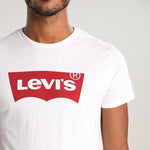 Levi's T-Shirt Bianca Classica Logo Rosso