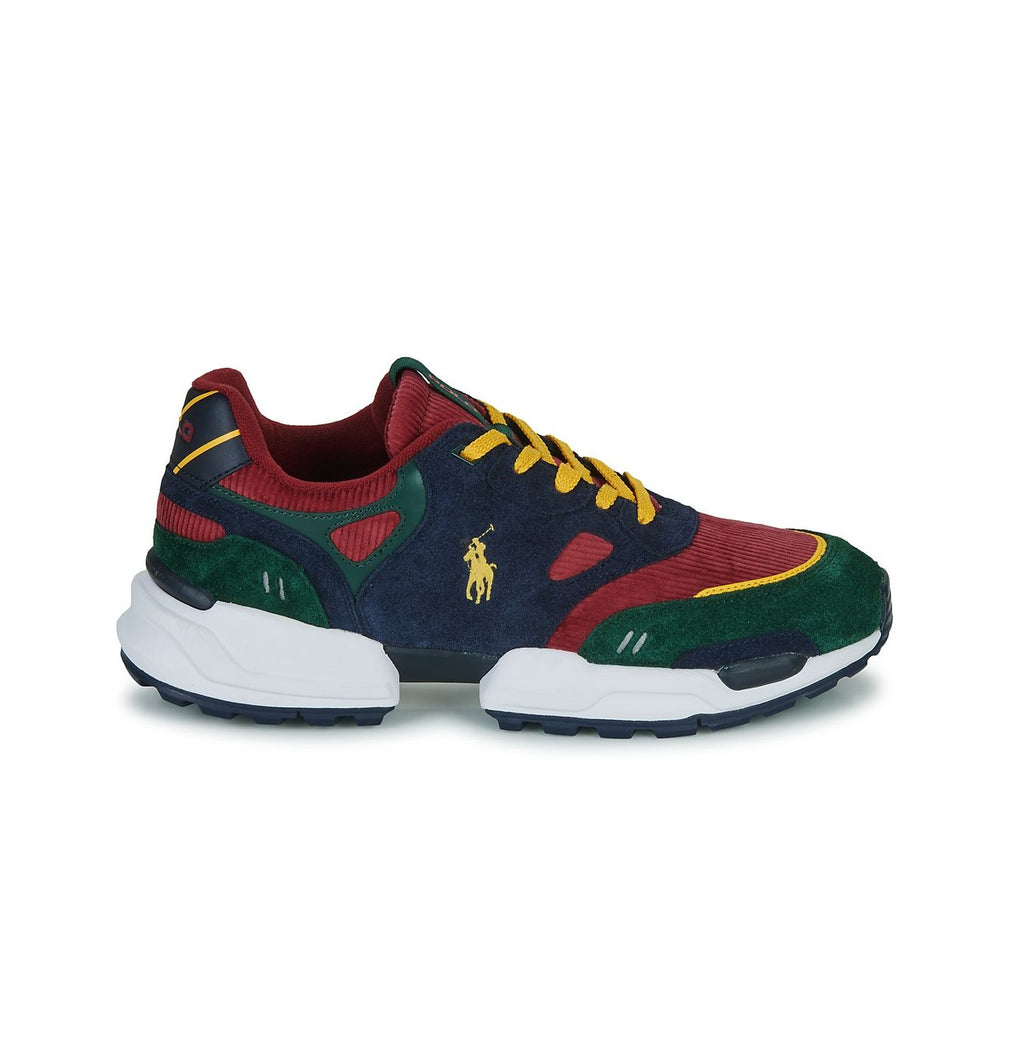 Polo Ralph Lauren Sneaker JGR Verde Giallo Suede