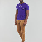 Armani Exchange T-Shirt Regular Fit Blu Royal