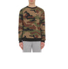 Moschino Felpa Uomo Verde Militare Camouflage