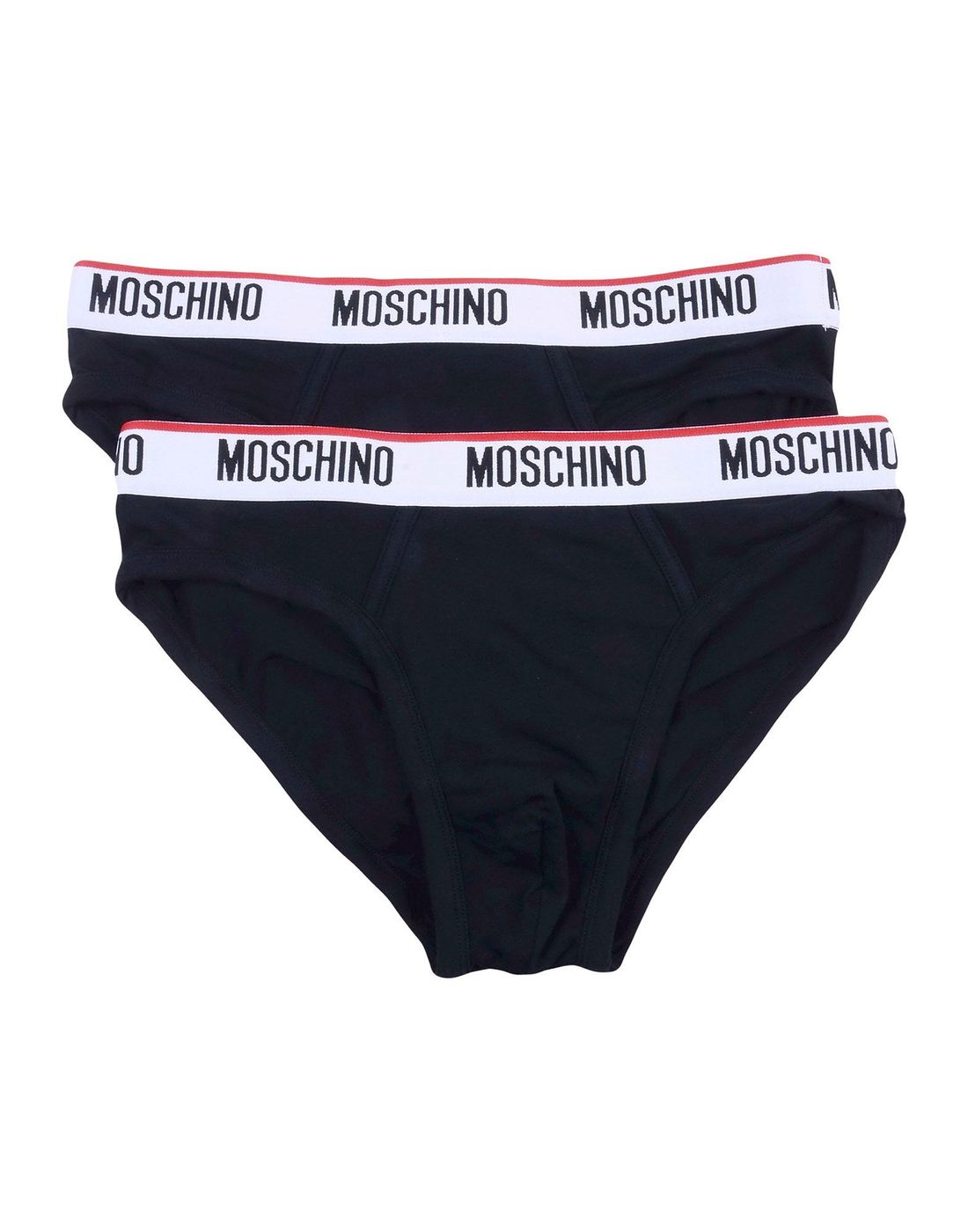 Moschino 2x Slip Underwear Nero Uomo