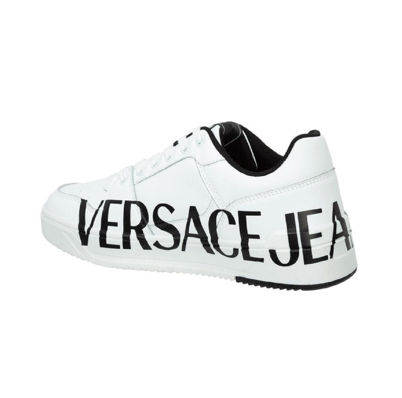 Versace Sneakers Bianco Big Logo Nero