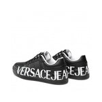 Versace Sneakers Nero Big Logo Bianco