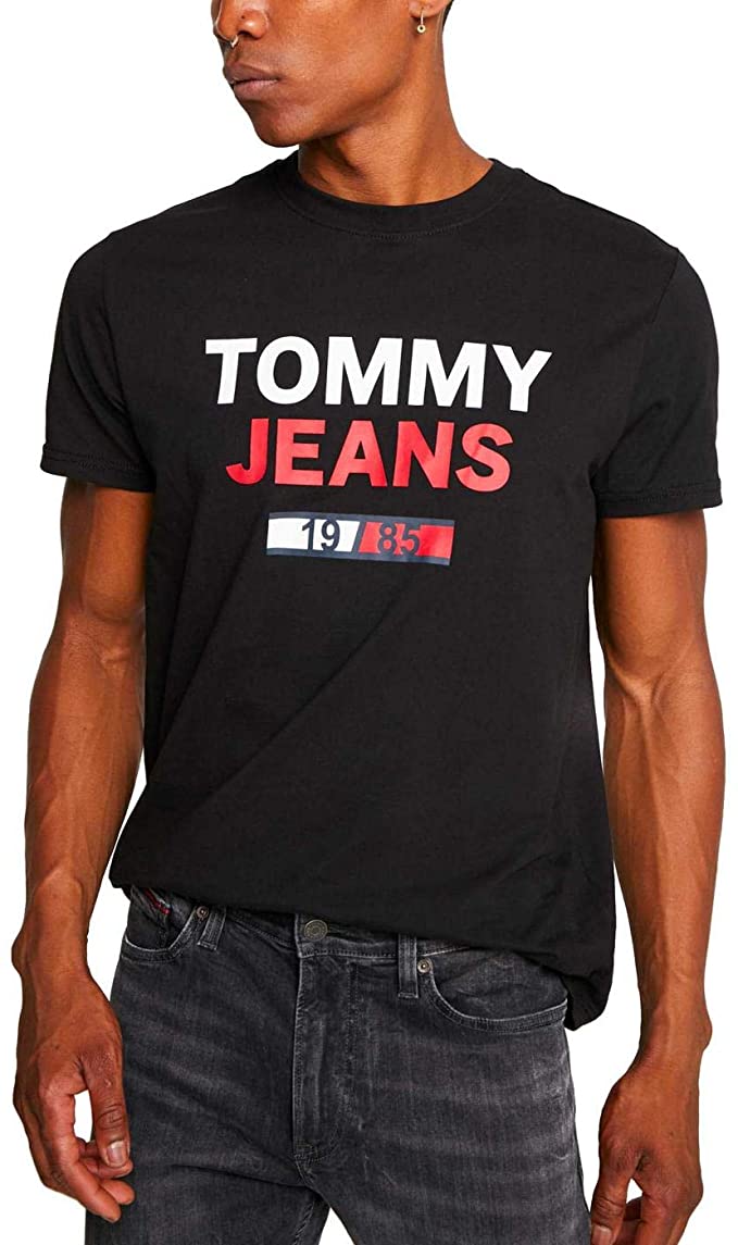 Tommy Hilfigher T-Shirt Logo Tee Black