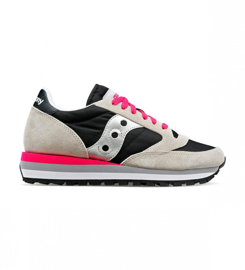 Saucony Jazz Triple Grigio Nero Rosa