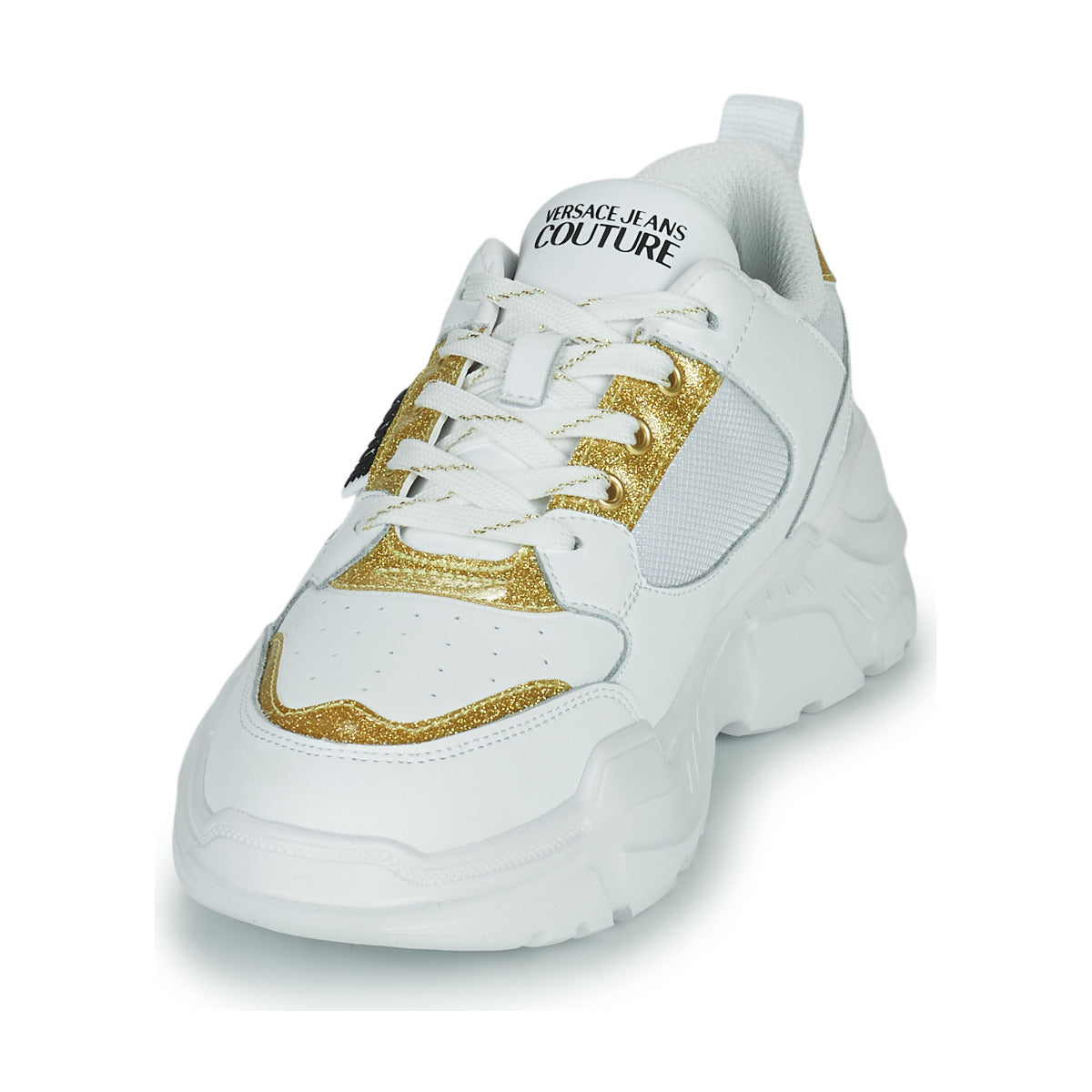 Versace Speedtrack Bianco Oro Glitter