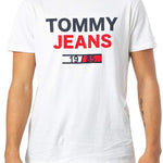 Tommy Hilfigher T-Shirt Logo Tee Classica Bianca