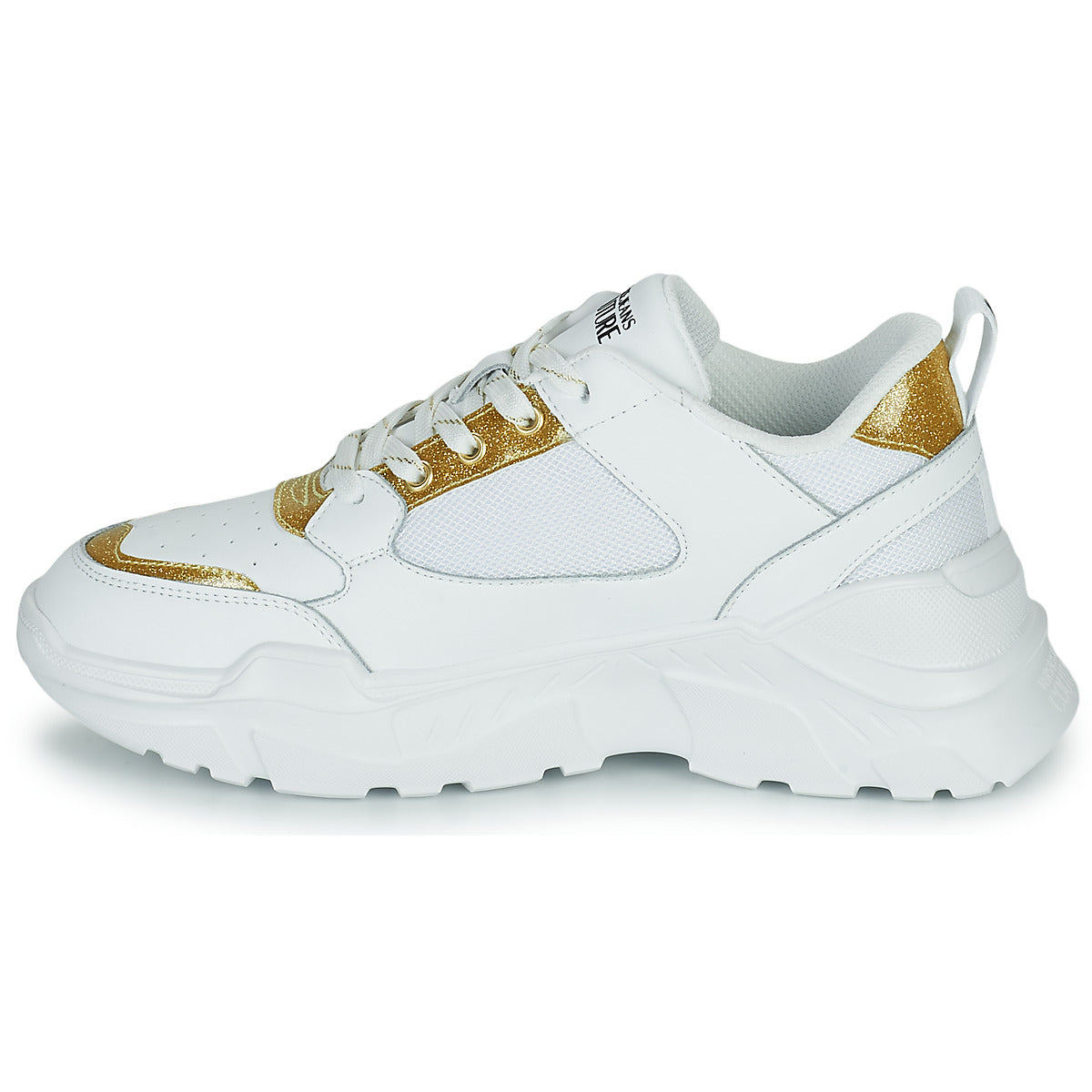 Versace Speedtrack Bianco Oro Glitter